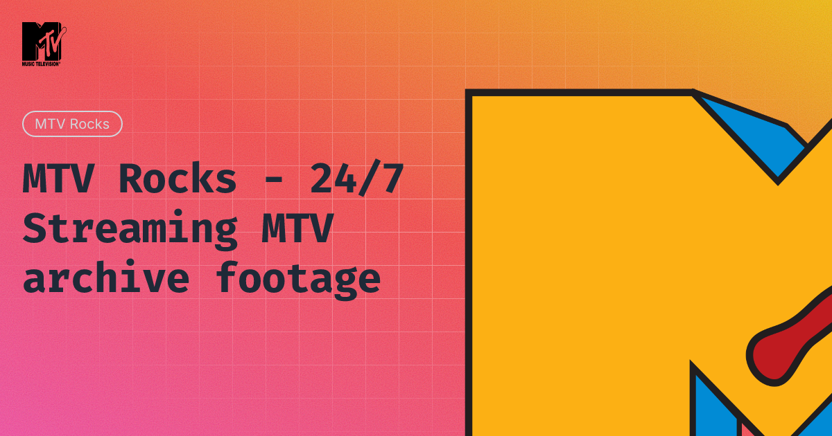 MTV Rocks - 24/7 Classic MTV Music Videos | Relive the Golden Age